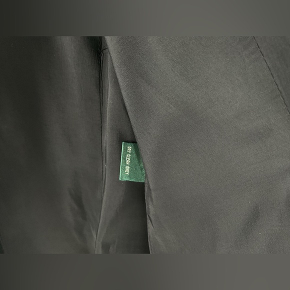 Lauren Ralph Lauren Blazer Black Tailored Mandarin Collar Jacket - Picture 11 of 11